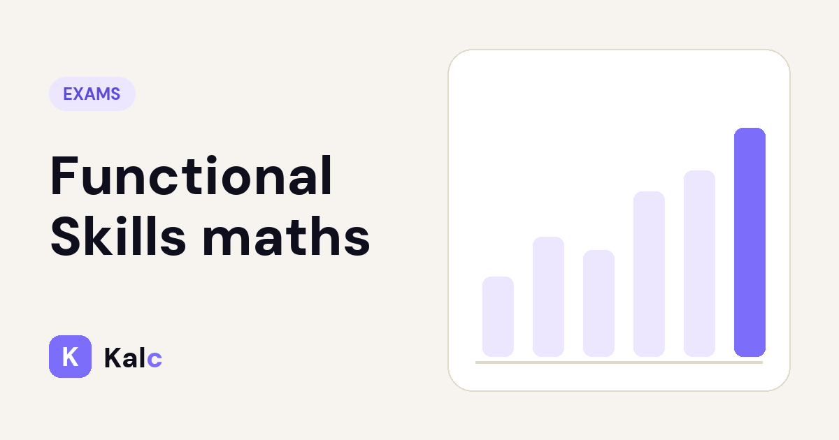 Functional Skills maths