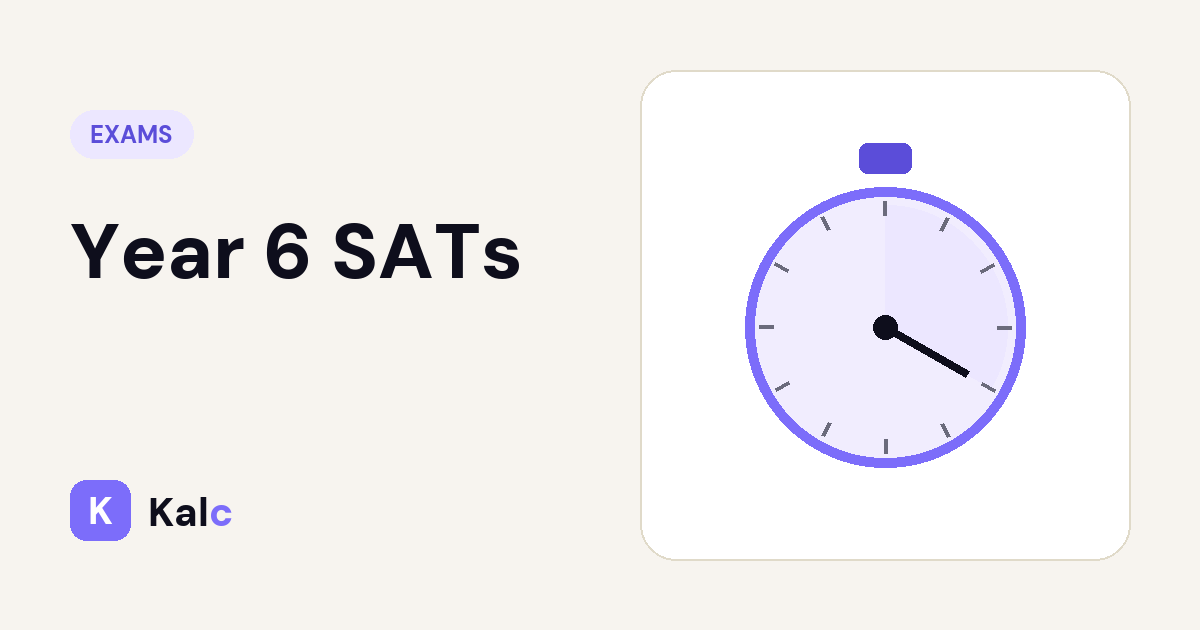 Year 6 SATs