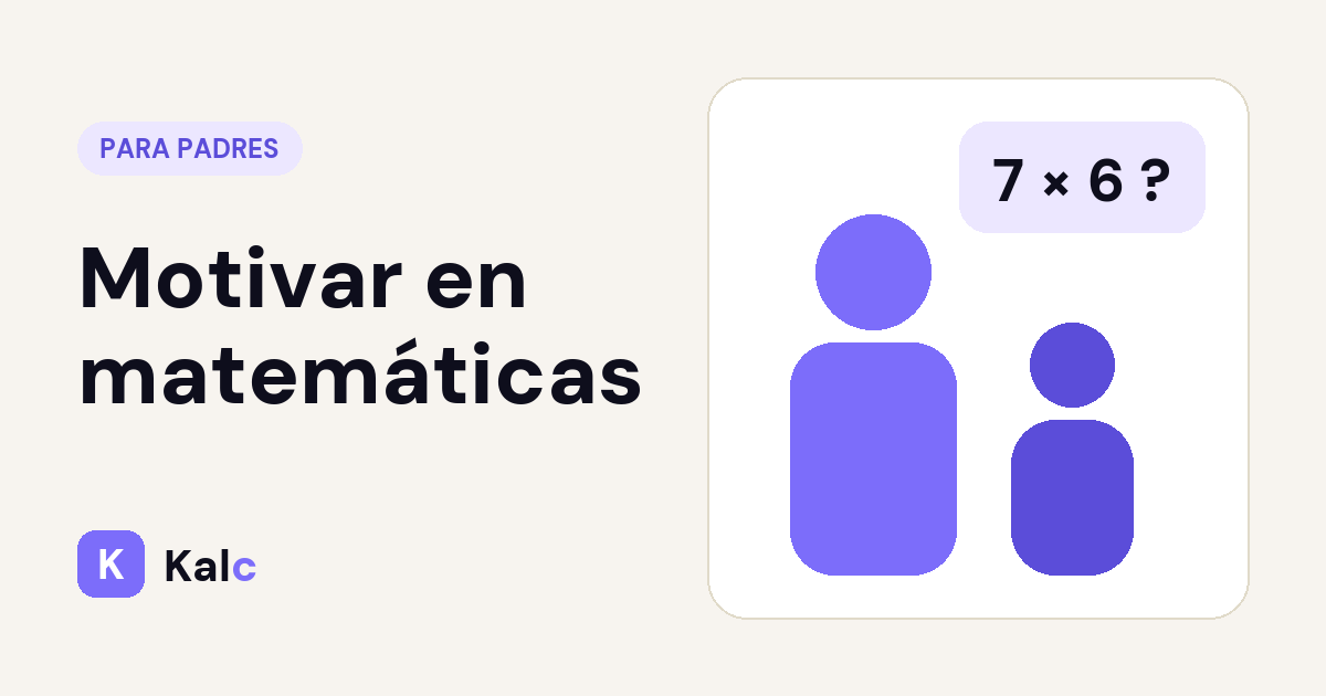 Motivar en matemáticas