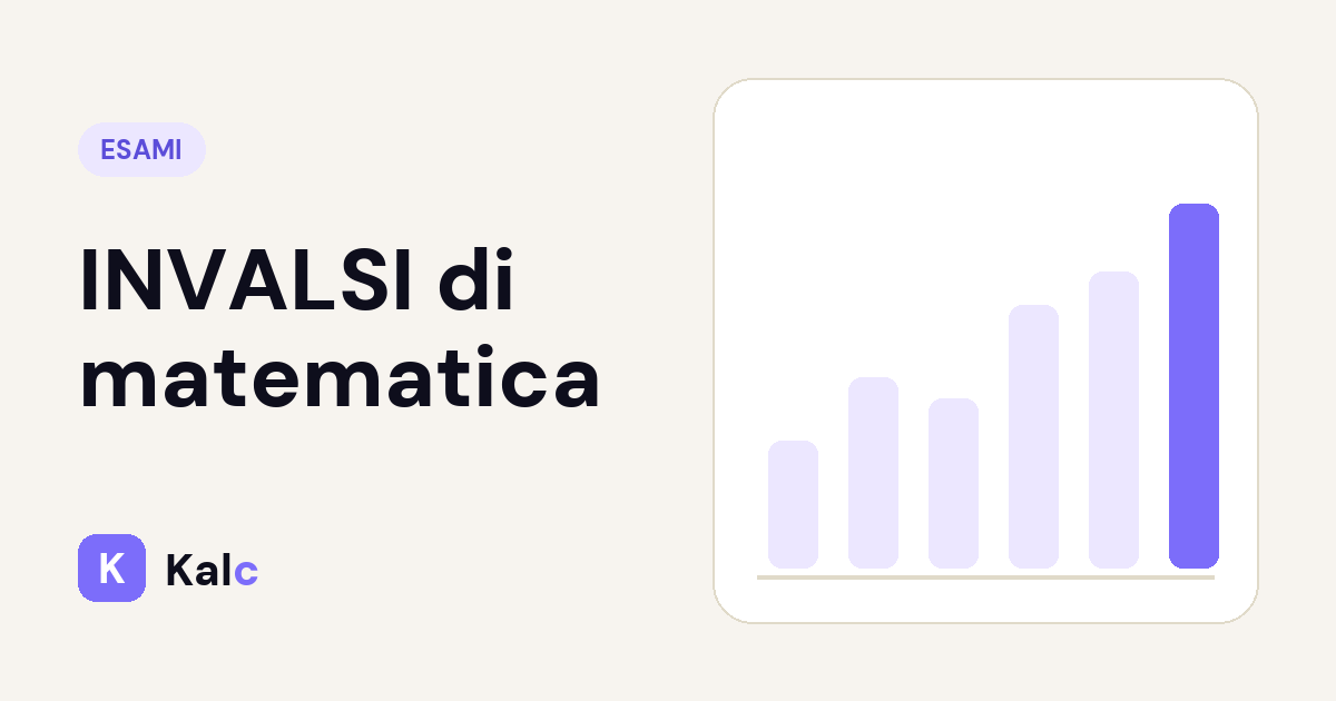 INVALSI di matematica